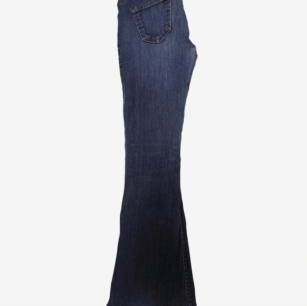 True Religion Womens Low Rise Flared Jeans Sz 28 - Picture 3 of 6